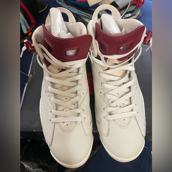 Jordan 6 Retro Maroon (2015) 💯 Authentic - Picture 11 of 12